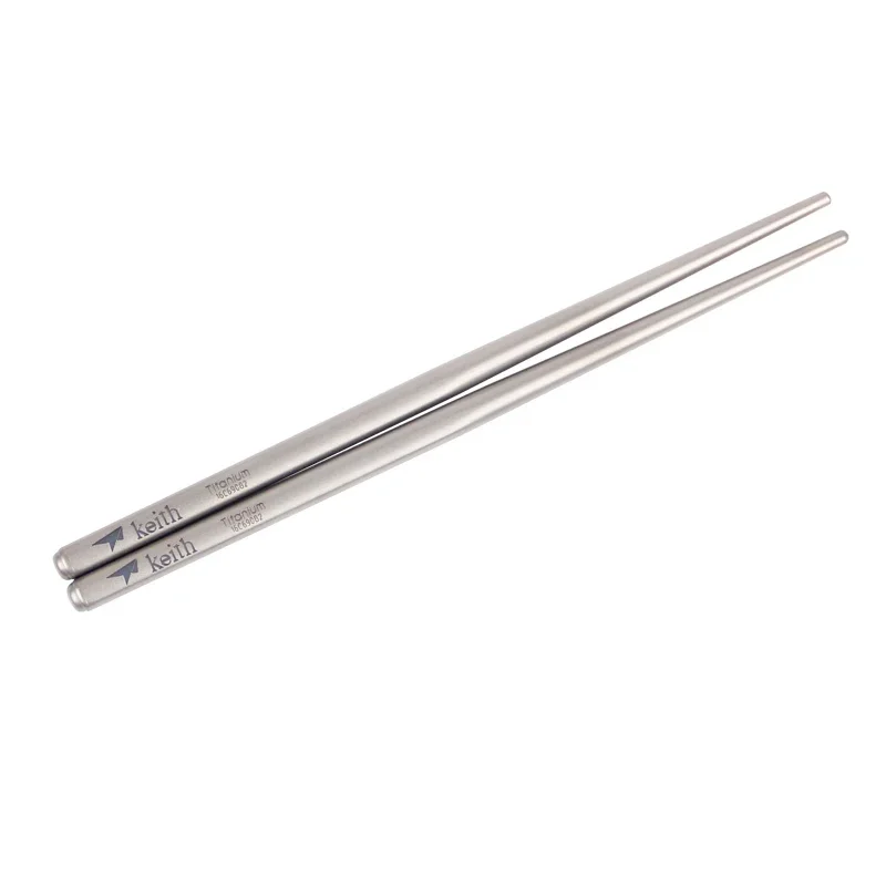 Keith Titanium Square Chopsticks Chinese Stylish Healthy Light Weight Reusable Chinese Chopsticks Tableware Gift Kitchen Tools