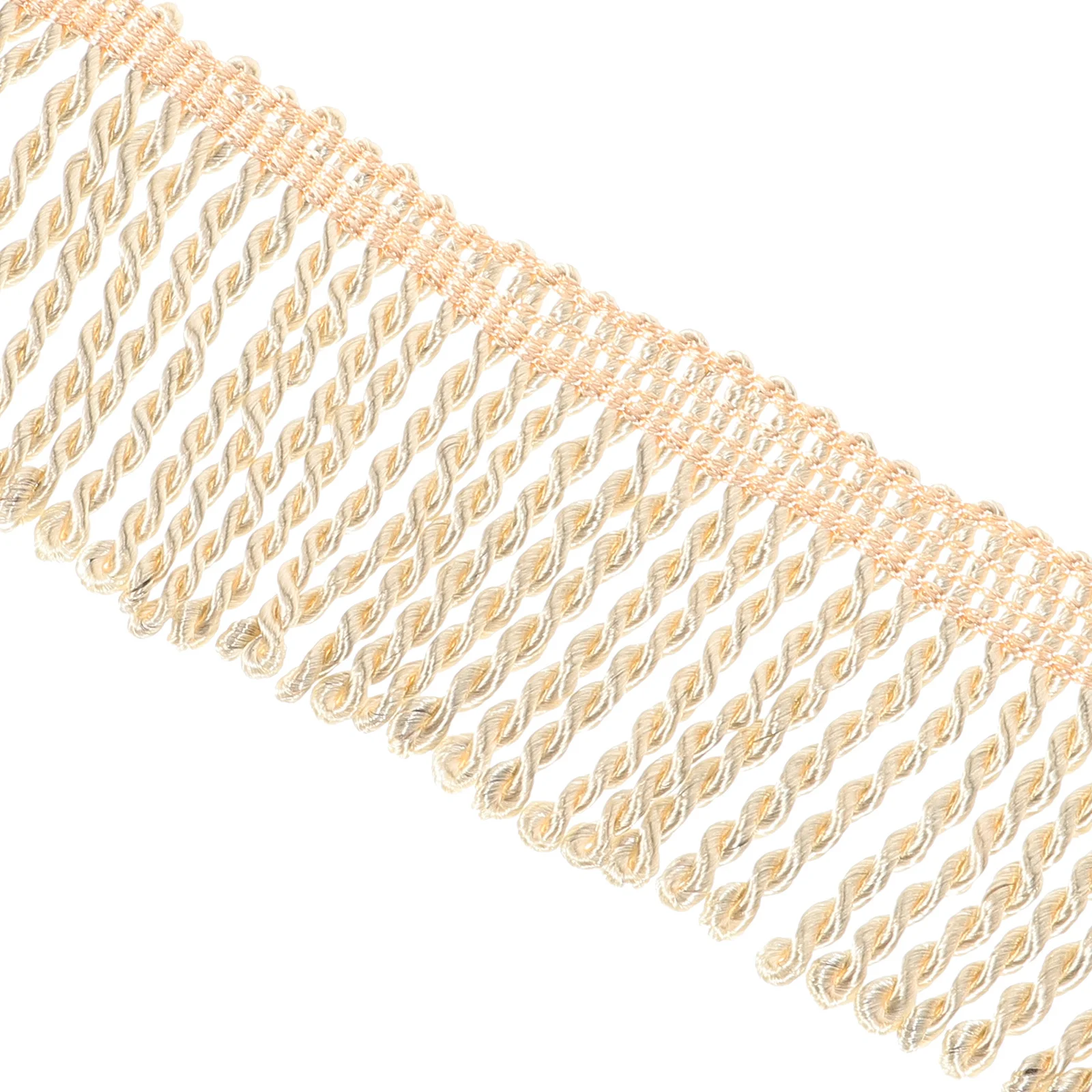 

1 Roll Fringed Strip Elegant Tassel Border DIY Sewing Trim for Curtains Luxury Decorative Material Fringed Trim