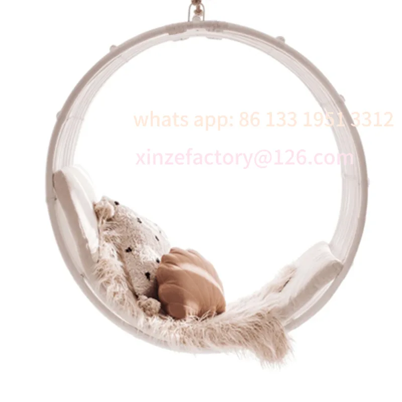 

Ins Internet celebrity bed and breakfast indoor balcony swing hanging chair household girls bedroom swing hanging basket childre