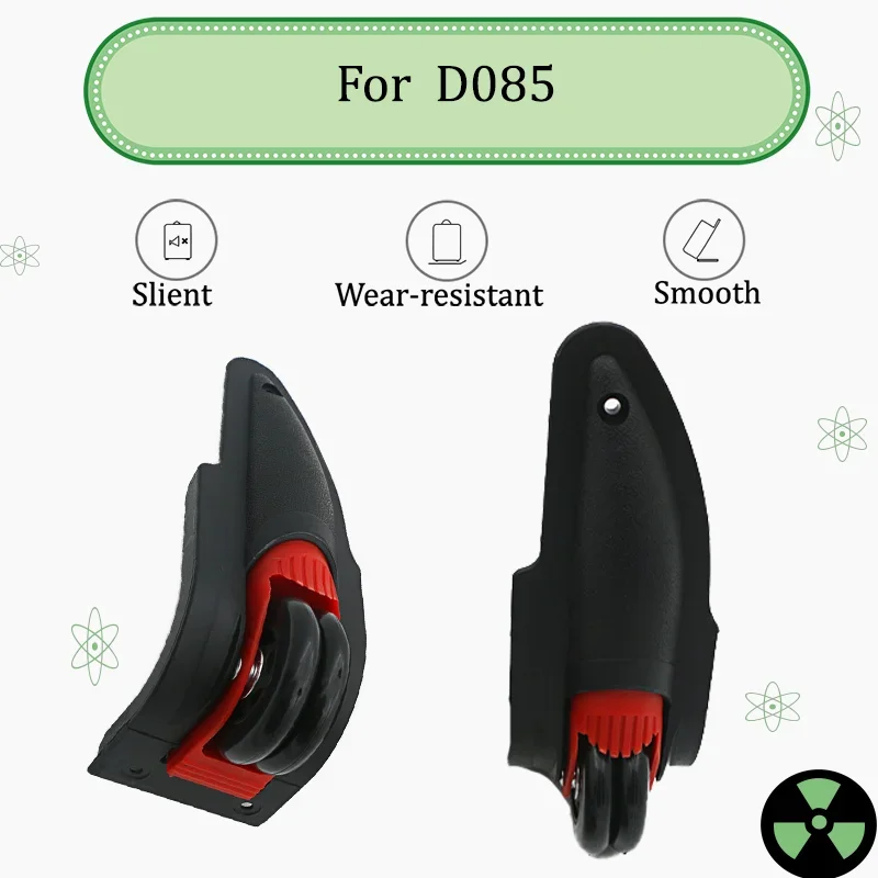 

For D085 Luggage Case Dedicated Fixed Straight Wheels Replaceable Non-Swivel Front Wheels Universal Compatibility with Easy Inst