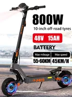 Kukirin G2 800w 48v 15ah Electric Scooter Max Speed 45-50km/h 10 Inch Off-road Tyres Lcd Display Range 55-60km Foldable Escooter