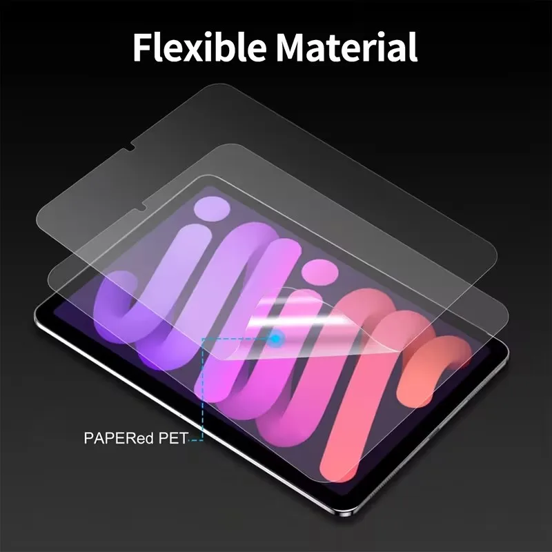 Soft iPad Paper Screen Protector 2Pcs For iPad Pro 13 Pro 2018-2022 Mini 4 5 3 2 1 7.9 Mini 6 7 8.3 Writing And Drawing Film