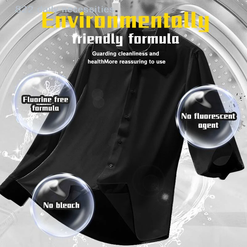 10Pcs Enhanced Black Laundry Tablets Black Clothing Color Restorer Sheet Black Clothes Pants Laundry Tablets Prevents Fading
