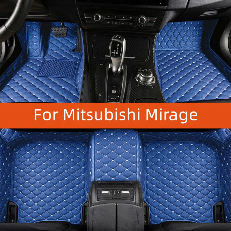 

Custom Leather Car Floor Mat For Mitsubishi Mirage 2020 2021 2022 2023 2024 2025 2026 2027 Car Mat Interior Accessories
