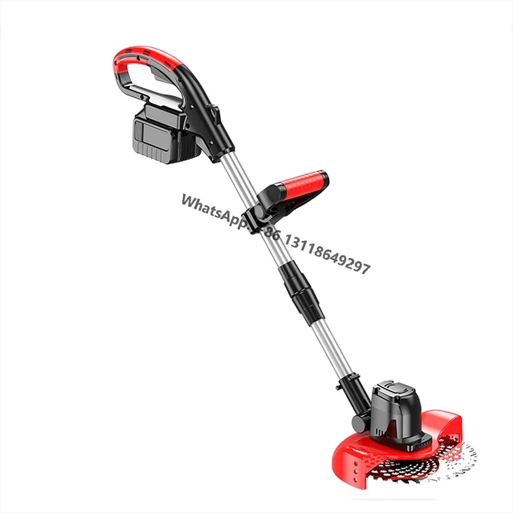 8 Inch Garden Edge Trimmer Trimming Line Portable Electric Lawn Mower Telescopic Handle Brush Cutter Grass Cutting Machine