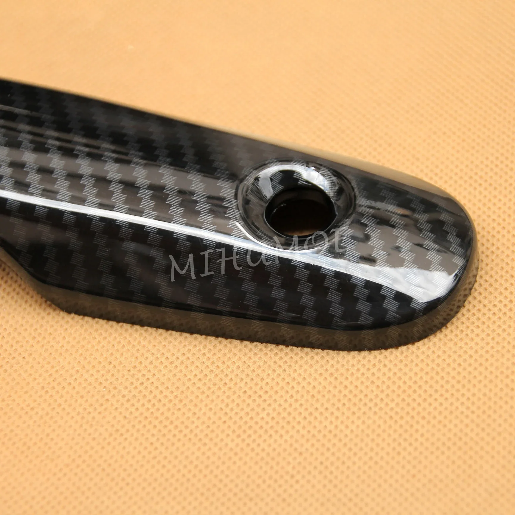 ألياف الكربون غطاء مقبض باب السيارة لتويوتا كامري 2018 2019 2020 2021 2022 2023 2024 2025 أفالون بريوس 2019-2022 اكسسوارات