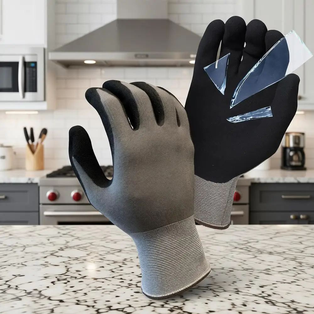 

Graphene Enhanced Cut-Resistant Gloves - Lightweight, Durable for DIY, Kitchen, and Mechanics, Suitable for Men and Women, Large