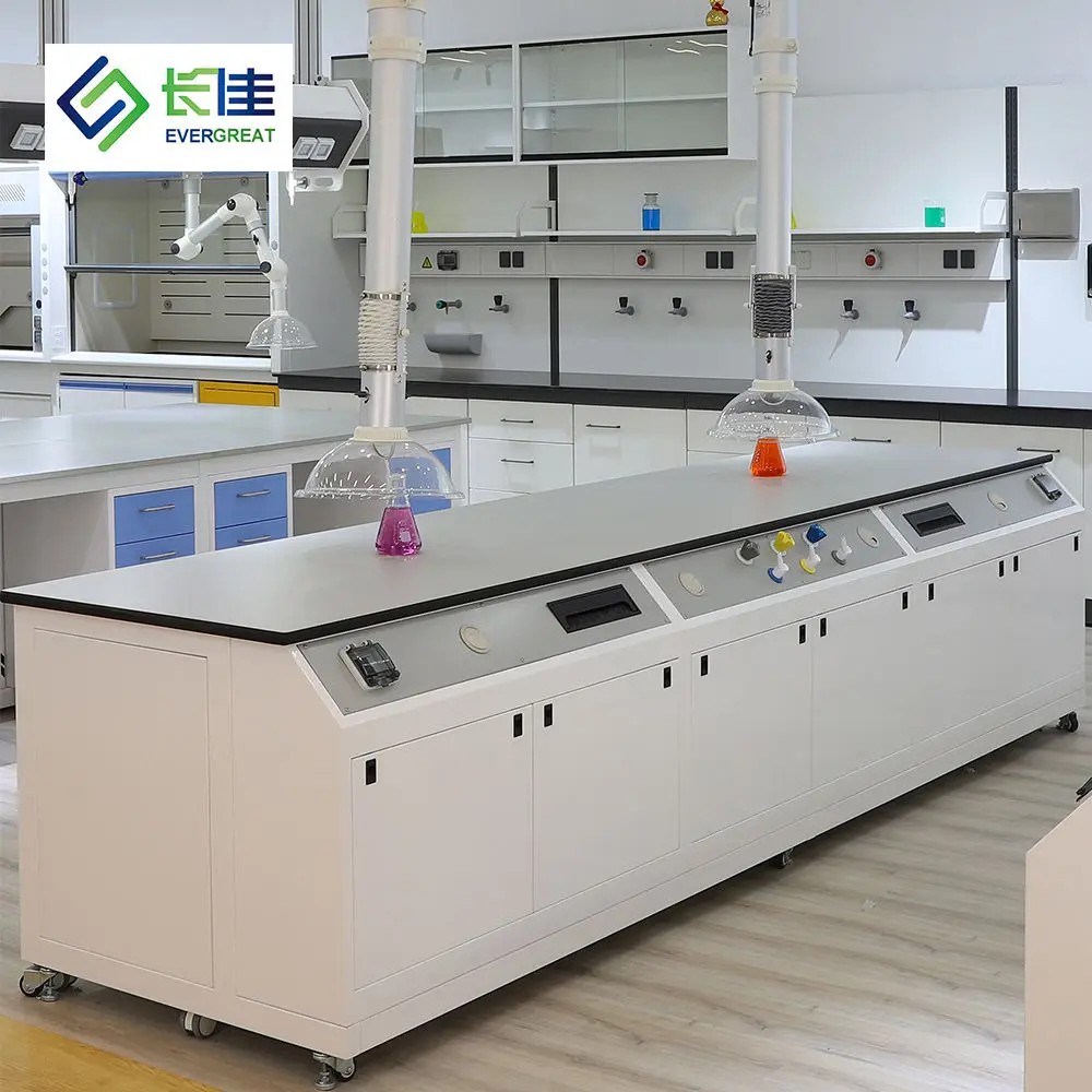 Customized All Steel Top Biology C Frame Chemical Characteristics Test Laboratory Bench