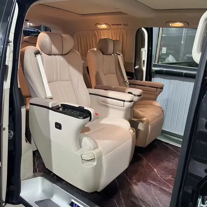 For 2023 New Electric Leather Car Seat Captain Seat With Touch Screen Seat for Vito Vclass Metris Sprinter Alphard Vellf