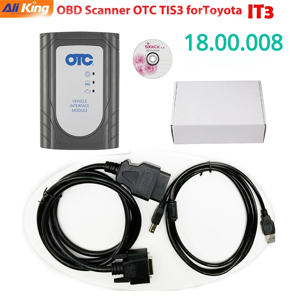 New 18.00.008 GTS tis3 OTC Diagnostic Tool IT3 Global Techstream GTS OTC IT3 OBD2 Scanner Support Online Update