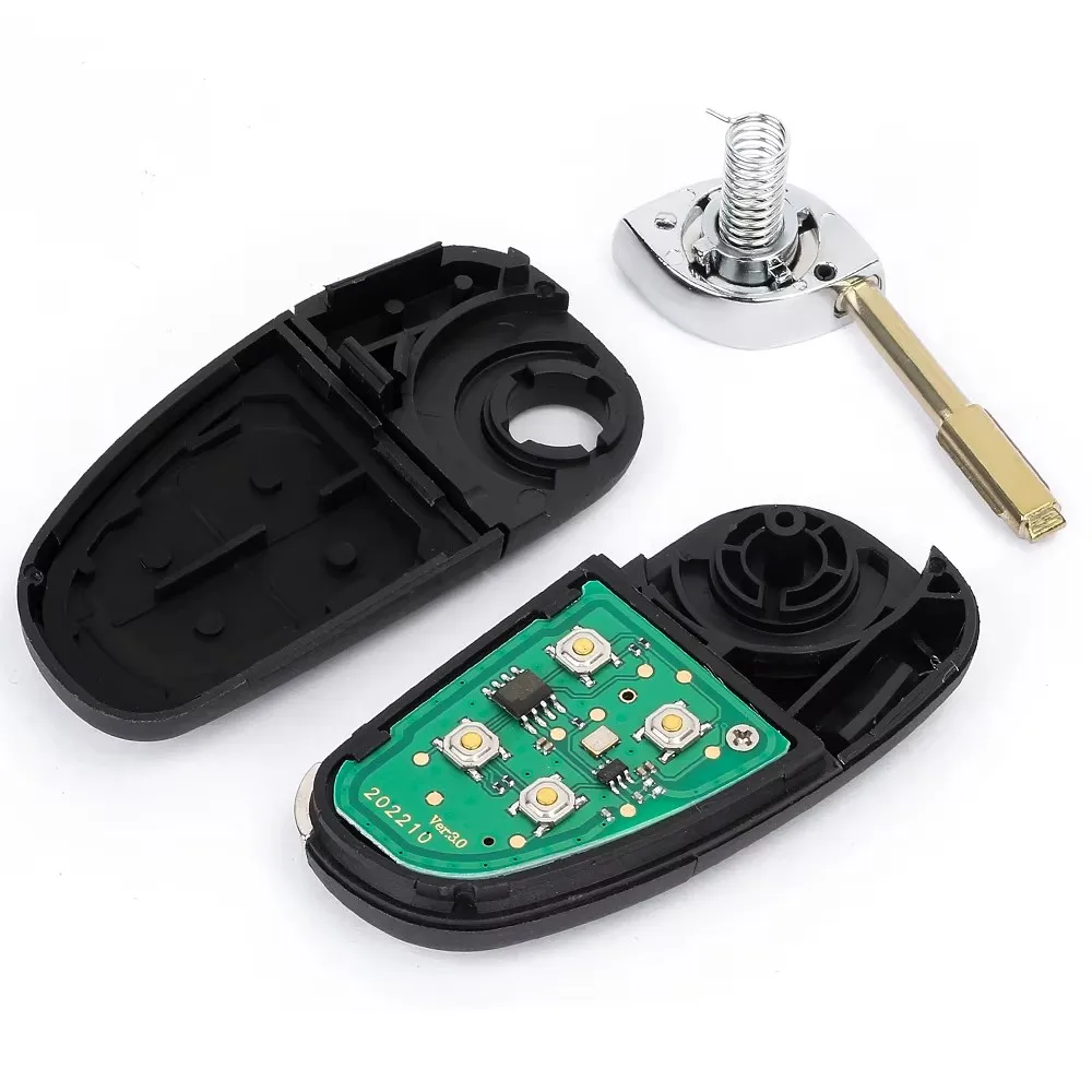 Keyecu 칩 플립 원격 키 포브, 재규어 X 타입 S 타입 XJ XJ8 XJR 2001 2002 2003 2004 2005 2006 2007 2008, 315MHz, 433MHz, 4D60