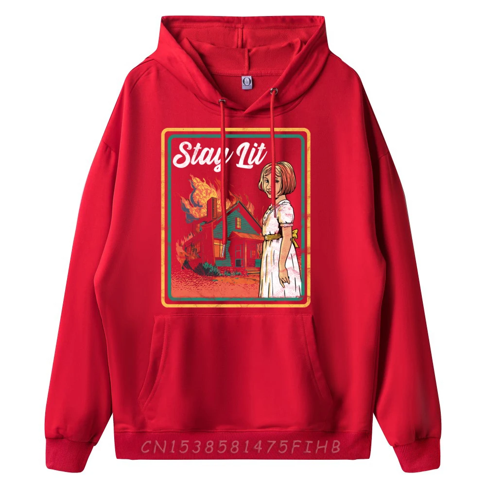 Party Child Game Horror Dark Humor Classic Long Sleeve New Year Day Hoodies Funky O-Neck Coats Men Hoodies