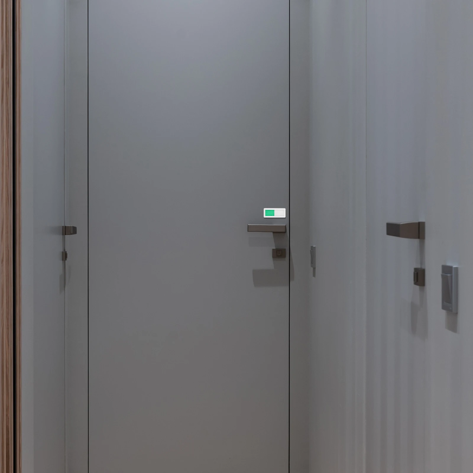 

Toilet Vacant Occupied Sign Pmma Slide Privacy Door Signboard for Bathroom Toilet Office Restroom Vacant Occupied Sign