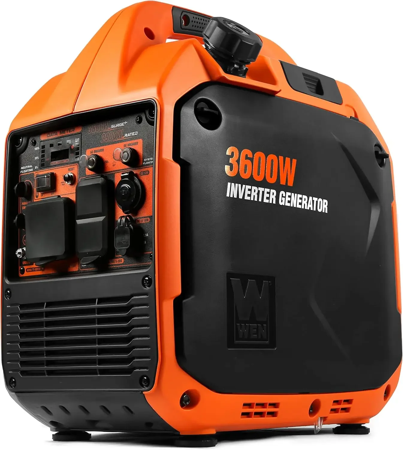 

WEN 3600-Watt Portable Inverter Generator, RV-Ready, Quiet and Lightweight with Fuel Shut Off (56360i)