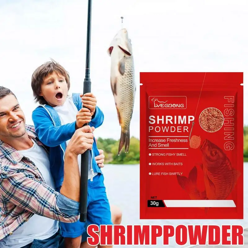 Fishing Scent Shrimp Powder Scent Fish Attractants For Baits Safe Effective Fish Bait Attractant For Salt Water Enhance Your