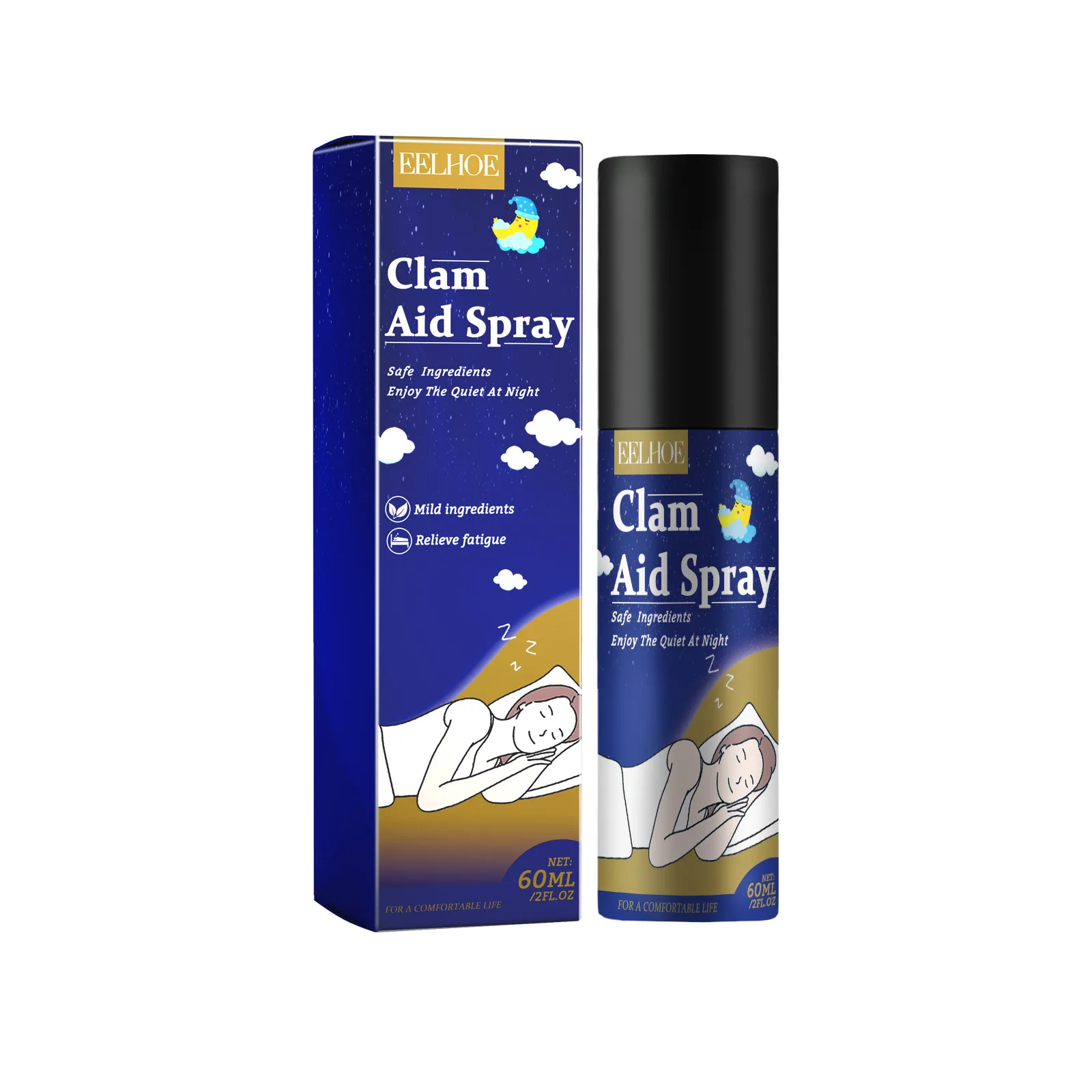 Lavender Sleep Comfort Spray - Gentle and Refreshing Nighttime Care Spray for Peaceful Sleep by Your Pillow