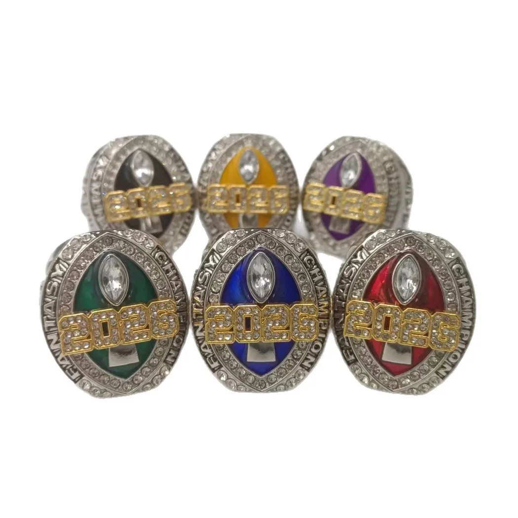 2026 بطولة كرة القدم الخيالية الجديدة خاتم مقتنيات الدائري التذكارية هدية للرجال