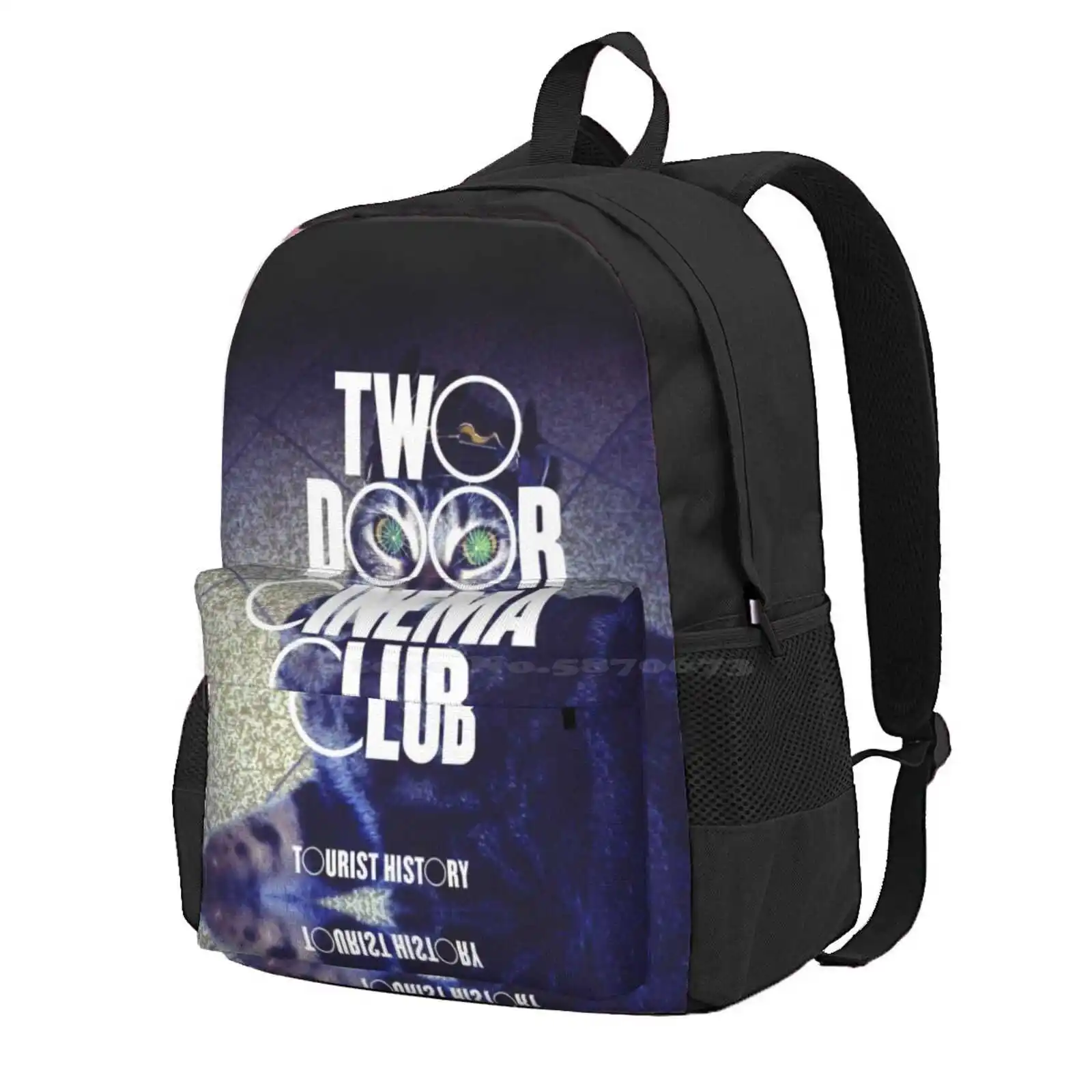 Two Door Cinema Club Hot Sale Schoolbag Backpack Fashion Bags Two Door Cinema Club Musicians Artist Song Singers Band Alex