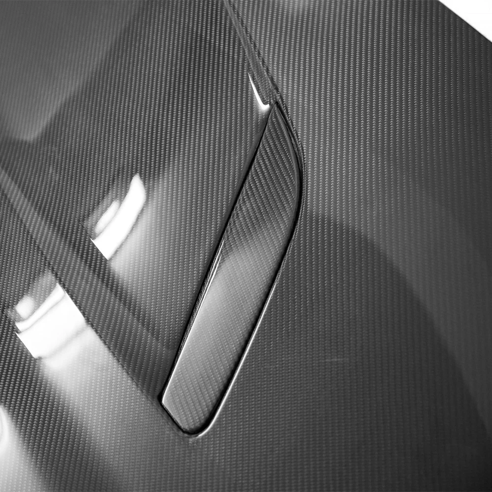 CS نمط جديد ألياف الكربون الجافة F90 M5 غطاء المحرك لسيارة B F90 M5 LCI المنافسة سيدان 4-Door 2018-2023 #2