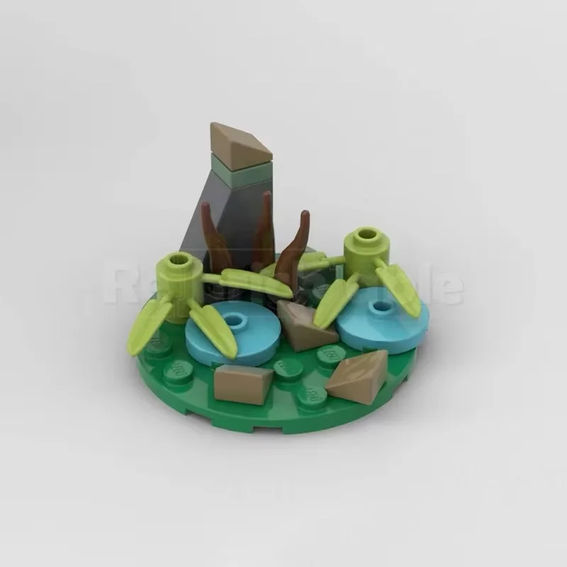 MOC dinosaur toy model - small particle assembly building block display item - customizable version - suitable for all enthusias