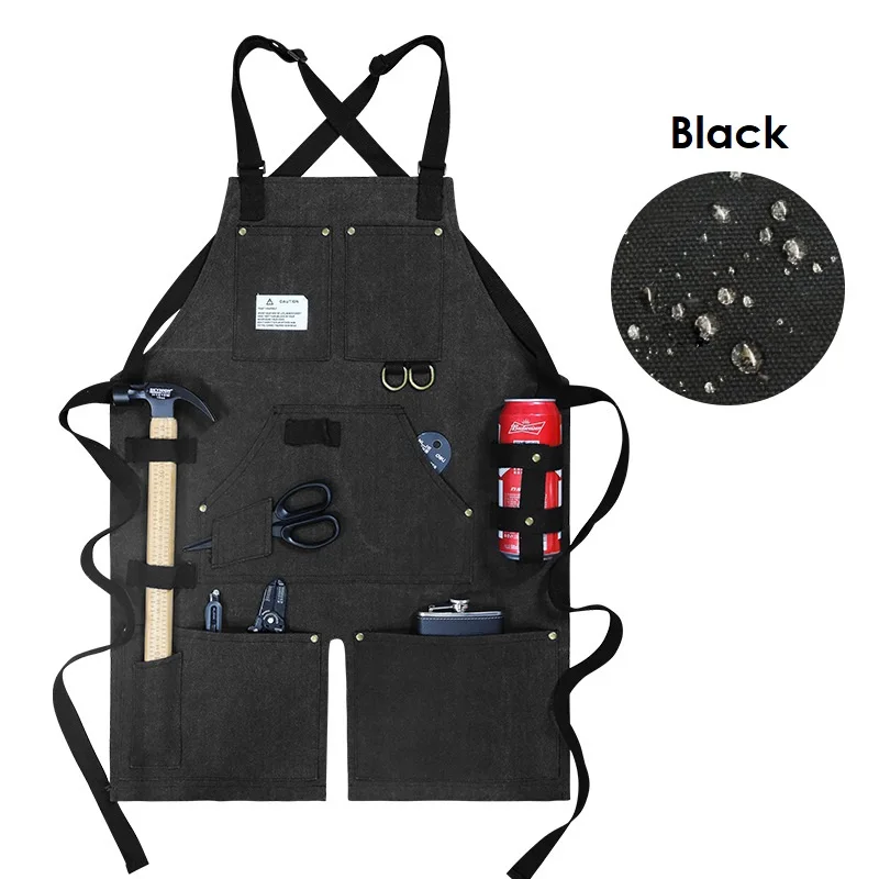 

MULTIFUNCTIONAL CANVAS APRON WEAR-RESISTANT WATERPROOF GARDEN SALON PET BEAUTY HOME HOUSEHOLD CARPENTER GARAGE MEN WOMEN