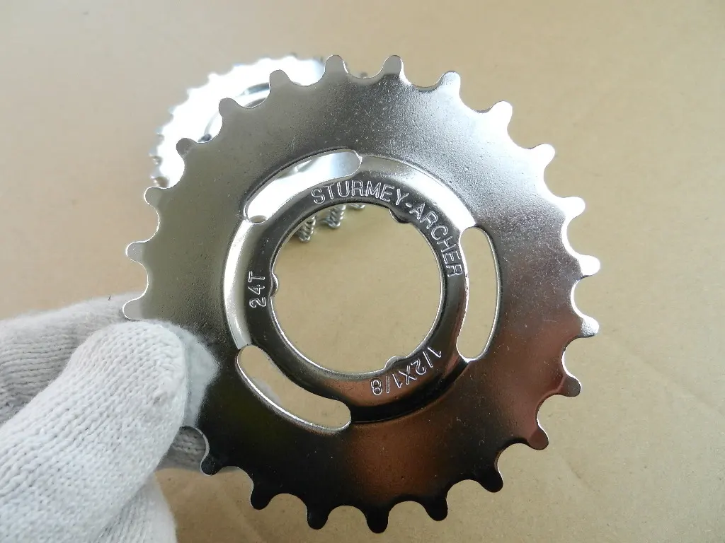 Sturmey-Archer 24T Sprocket internal 3 speed 1/2 x 1/8\