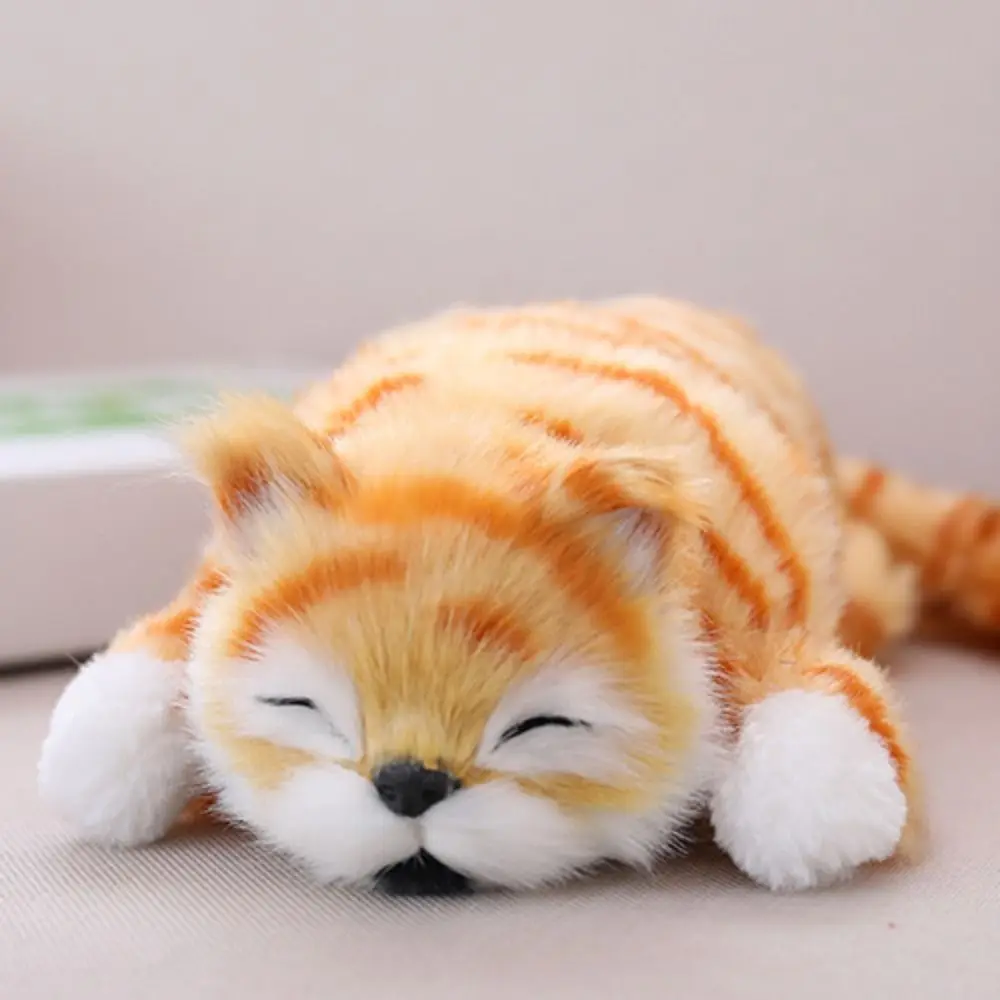 Stuffed Animal Electric Rolling Cat Simulation Laughing Cat Electric Plush Toys Cute Fun Interactive Cat Animal Toy