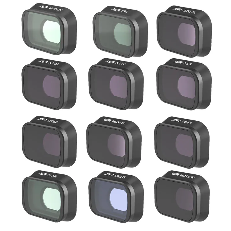 Camera Filter Lens For DJI Mini 3 Pro CPL UV ND 8/16/32/64 Night Filter Lens NDPL8/16/32/64 Gimbal Camera Accessories 12PCS/Set