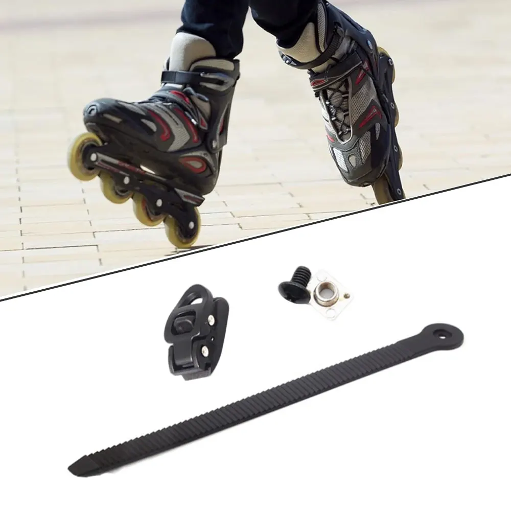 

1 комплект ремней для катания на коньках, ботинки для скейтбординга, энергетическая пряжка для роликовых коньков, пряжка для роликовых коньков, ремень 1,5 см с винтом для роликовых коньков