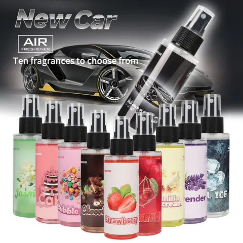 Car Flavoring Car Air Fresheners Perfume strawberry/Ice Flavor Long-Lasting Auto Aromatherapy Car Interior Deodorant Supplies