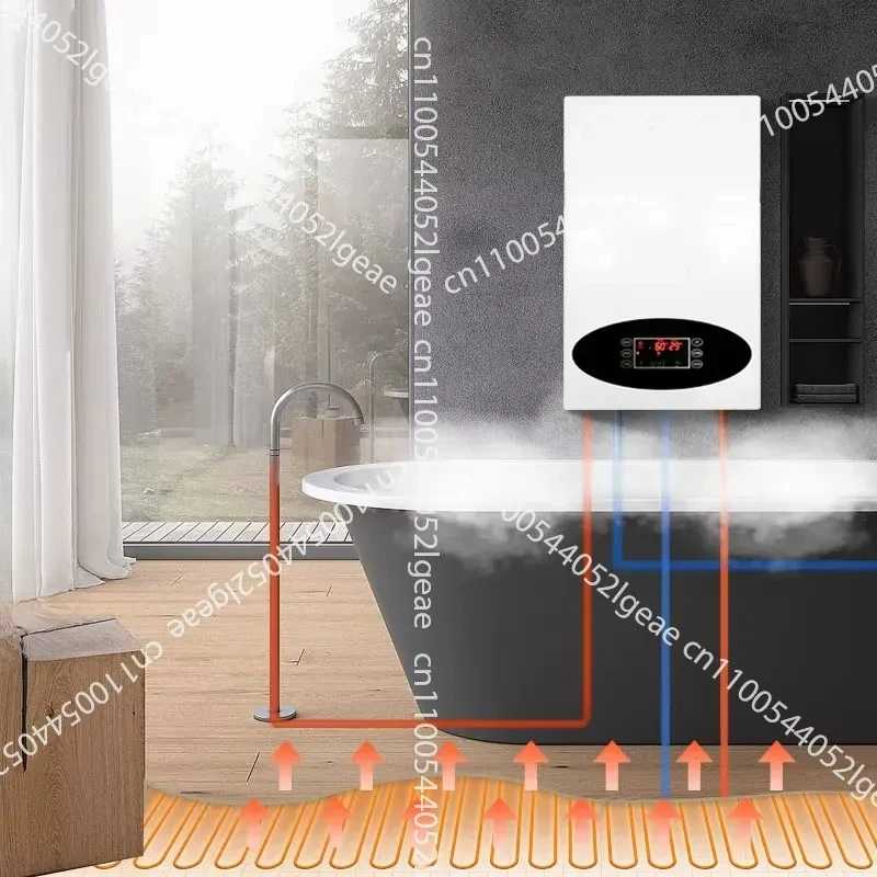 8kw Wall-mounted Ultra-thin Floor Heating System Household Electric Heating Combination Boiler Household Radiator