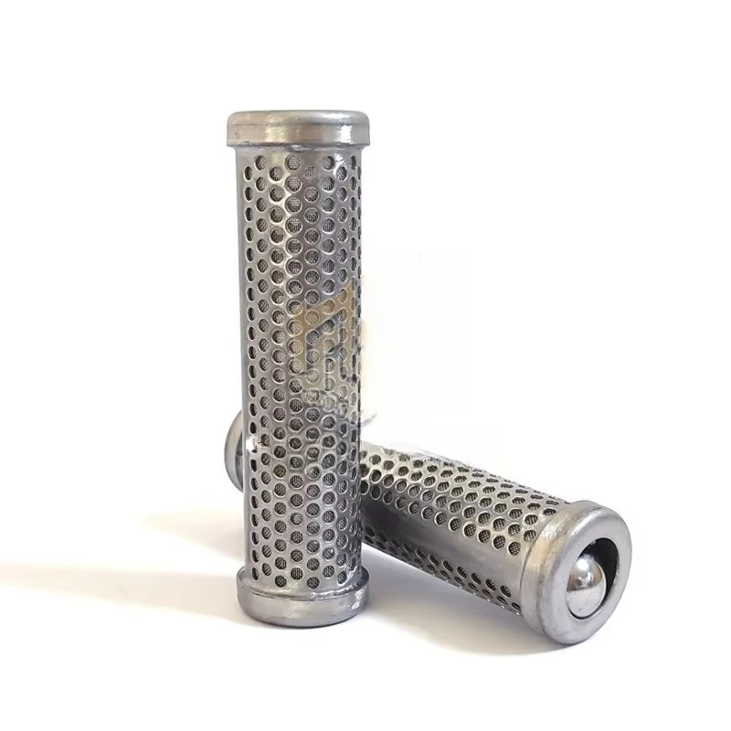 50 Mesh Spraying Machine Pump End Liquid Outlet Filter Screen Titan Stainless Steel Liquid Collection Valve Cage 920-004