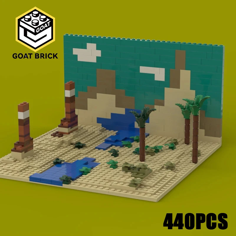 

New Moc Building Blocks The Ecosystem - Savanna Technology Modular Bricks Model Gifts Christmas Toys DIY Sets Assembly！