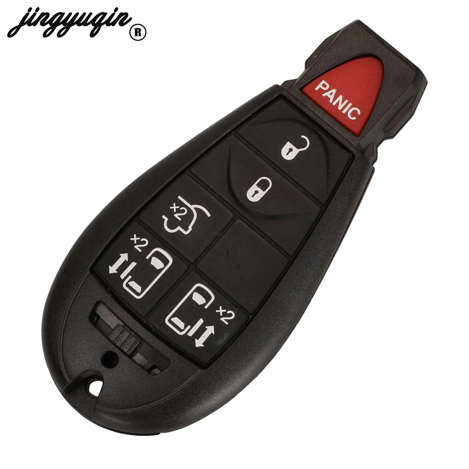 jingyuqin For Jeep Grand Cherokee Chrysler 300 Town Country Dodge Challenger Charger Journey Remote Key Shell Case 3/4/5/6/7 BNT