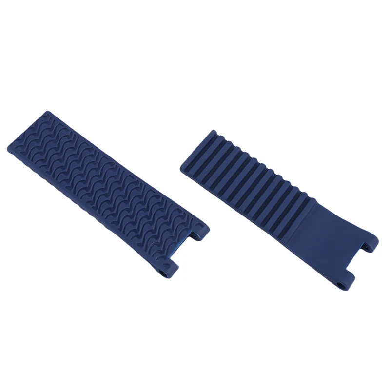 Correa de reloj de goma para hombre, accesorios compatibles con Ulysse Nardin Atenas, pulsera deportiva de silicona con boca de arco ondulado para mujer de 22mm