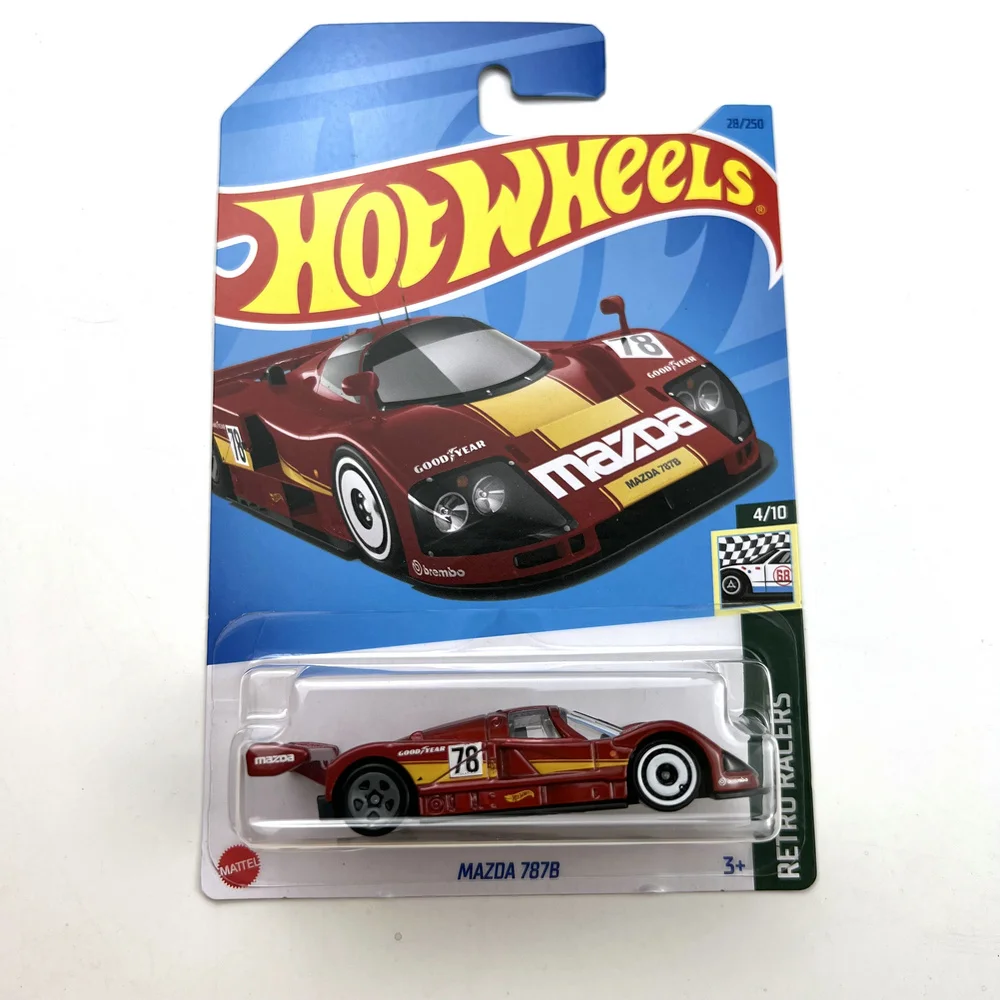 2024-145 / 2023-28 Hot Wheels Cars MAZDA 787B 1/64 Metal Diecast Model Collection Toy Vehicles