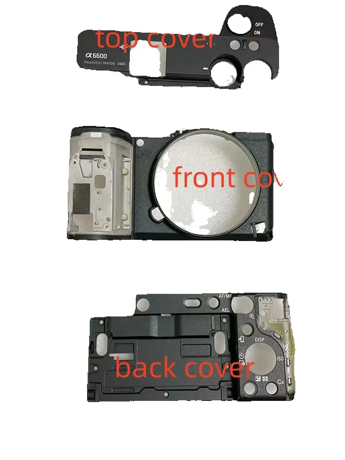 

New Original Camera Cover for Sony A6600 a6600 Camera Body Shell Repair Part