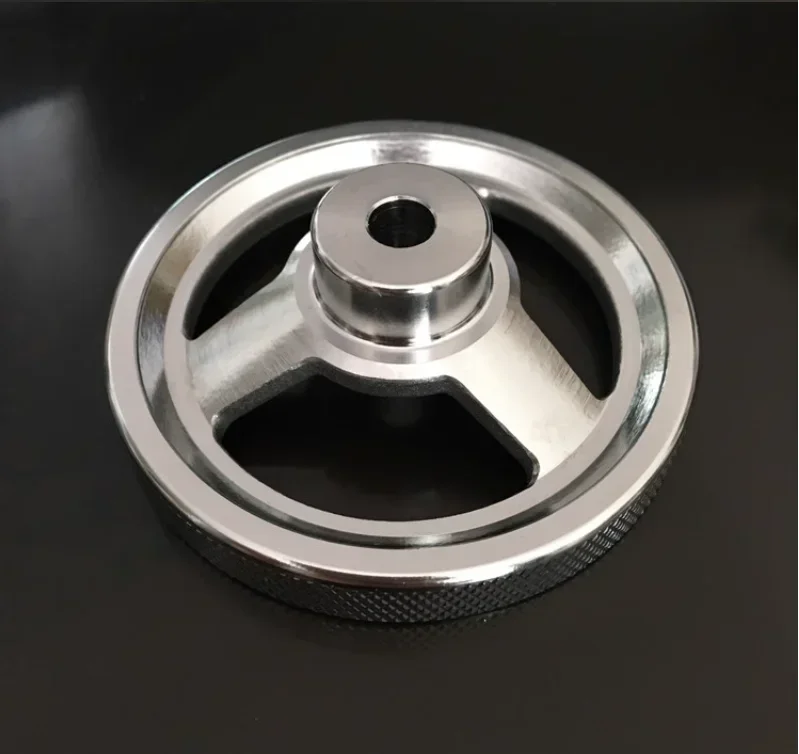 1PCS Handle Stainless Steel Handwheel Machine Tool Mechanical l Valve Optical aperture Apical filament