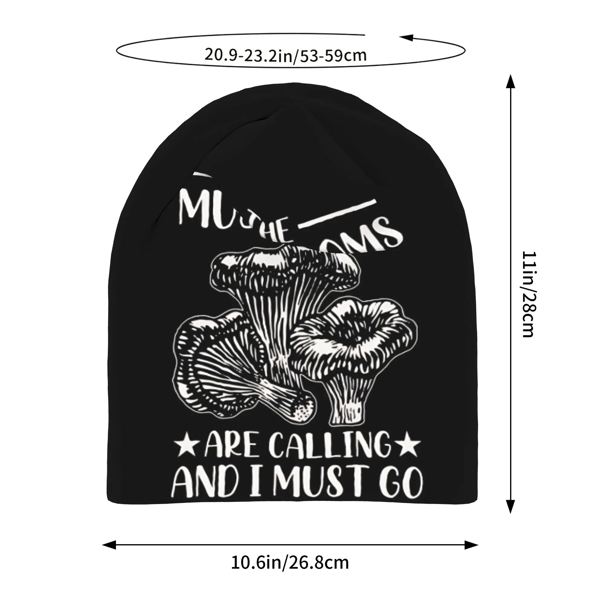 Mushrooms Are Calling Beanie Cap for Men Women Streetwear  Beanies Hat for Hiking