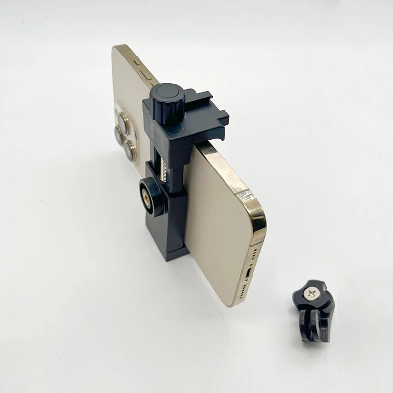 

Universal Phone Holder Clamp Smartphone Clip Holder Mount Bracket Metal Phone Tripod Adapter With Cold Shoe Mount