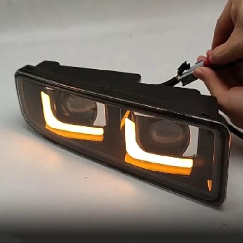 

Front Fog Lamp Assembly for Lexus LX470 1998-2007 Modified Daytime Running Light Turn Signal Bumper Light