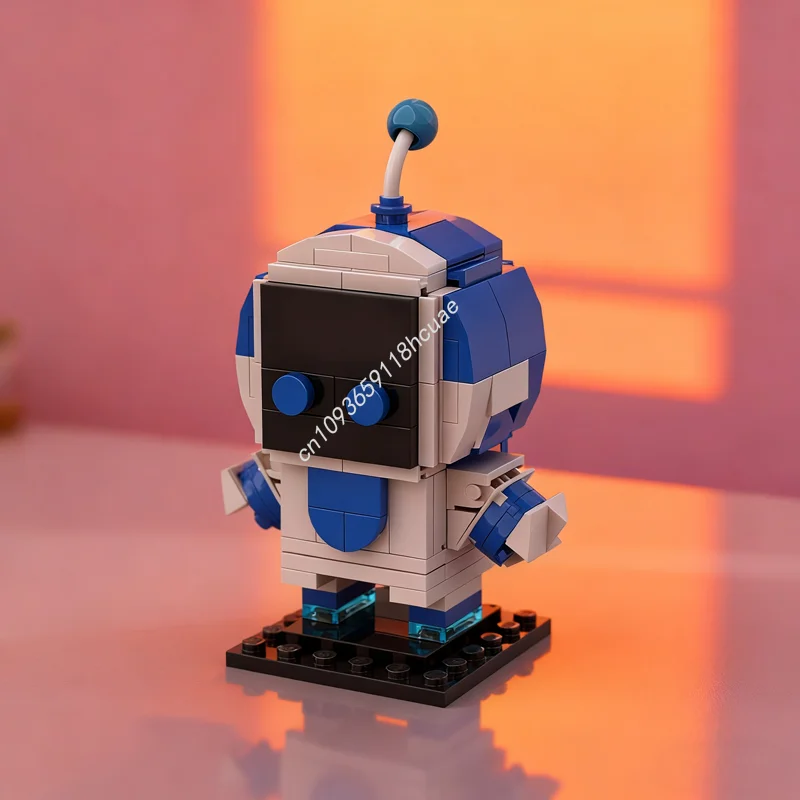 

157pcs MOC Astro Bot Brickheadzed Model Building Blocks Toy Construction Christmas Gifts Assemble DIY Creative Kids Birthday