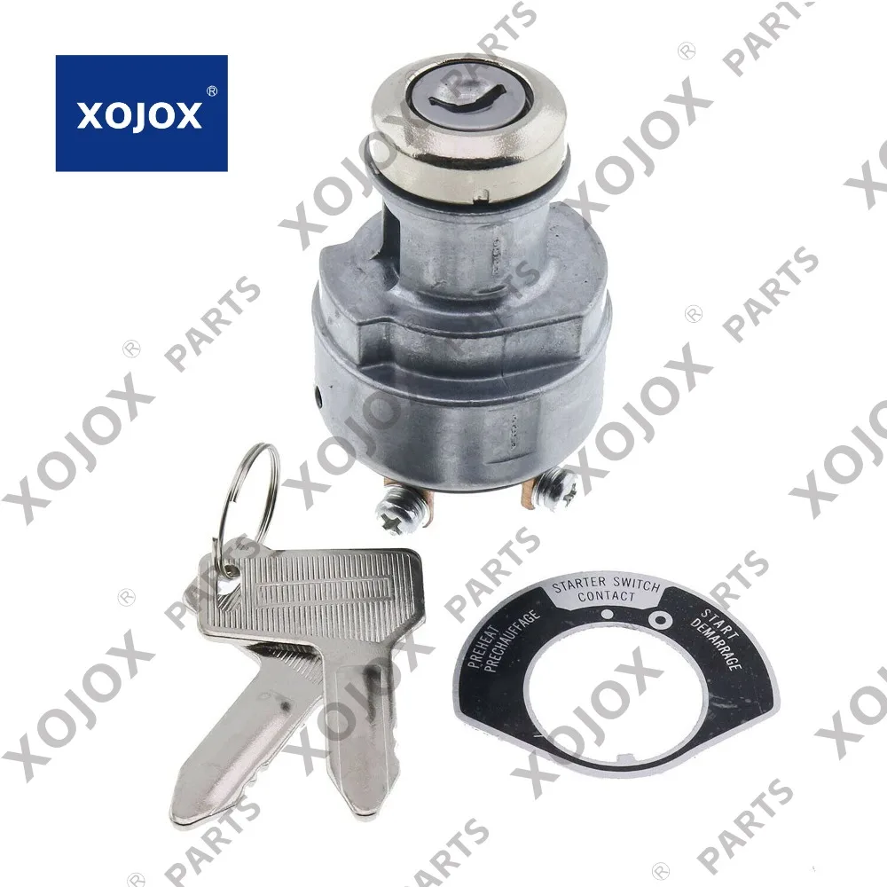 

Выключатель зажигания XOJOX с ключами 301 933110-00100 933110-00200 для экскаватора Yanmar C50R C60R C80R B08-3 Двигатель 3TNV76 3TNE74