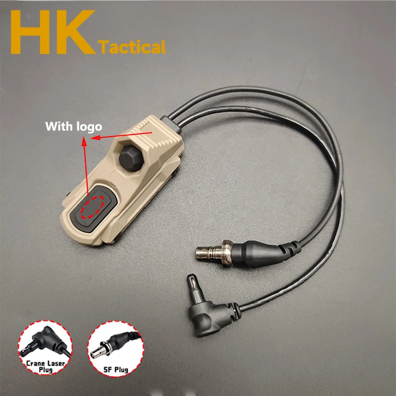 Tactical Axon Pressure Switch Button Remote Dual Function Tail For