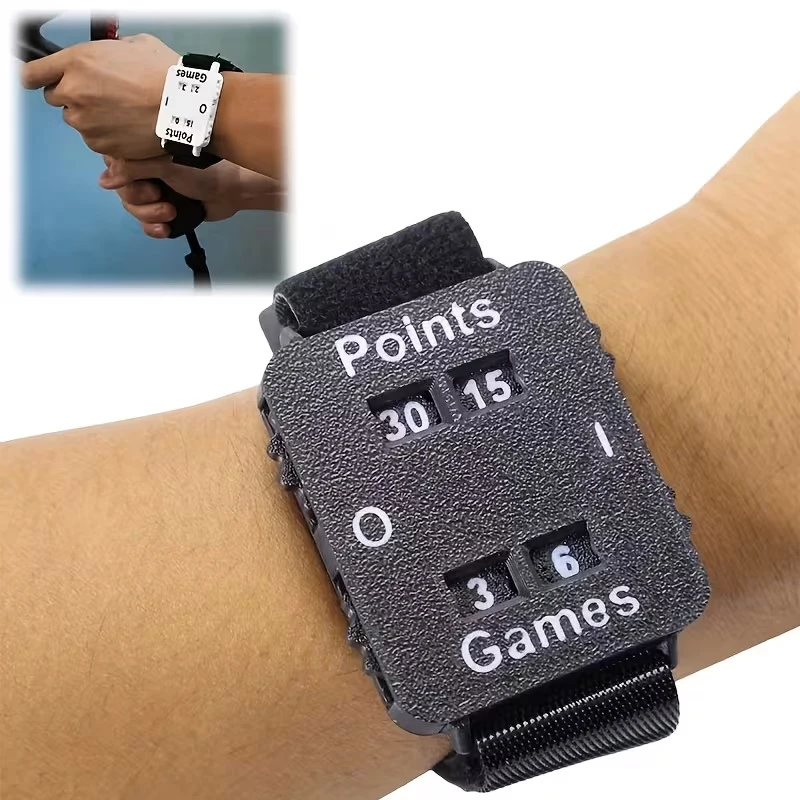 Pulsera Marcadora Portátil para Cricket/Tenis/Pádel, Registro Instantáneo de Puntuación, Sin Pérdida de Memoria, Apta para Entrenadores, Árbitros y Jugadores
