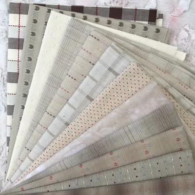 23x33cm 14Piece polychromatic the cheapest Japanese first dye washed fabric stitching dol DIY fabric plaid cotton doll cloth