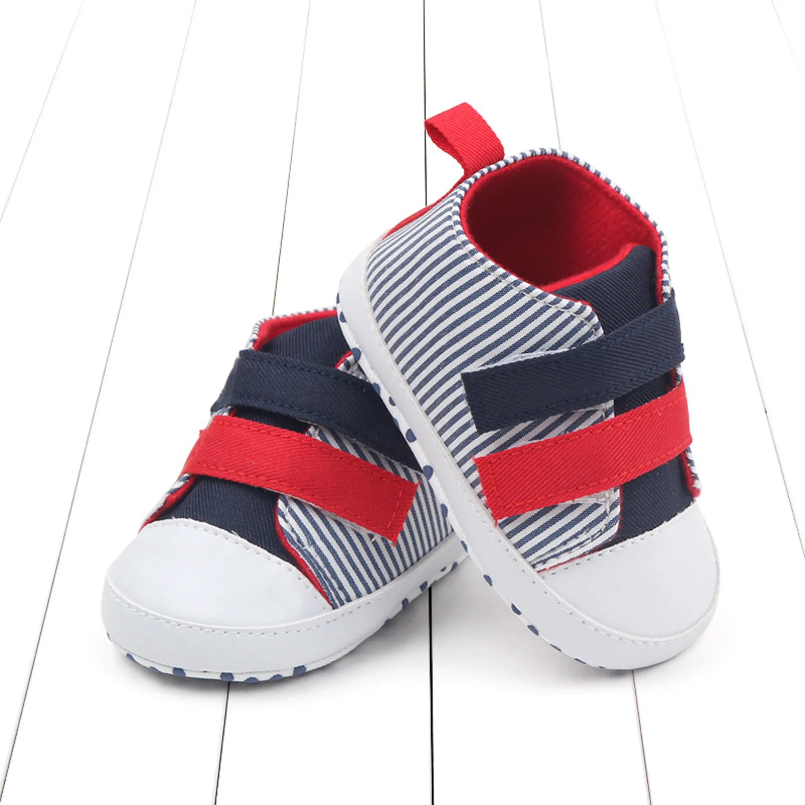 

2024 Baby Sports Shoes Fashionable New Pattern Cute Color Matching Hook Loop Breathable Flat Bottomed Comfortable Sandals