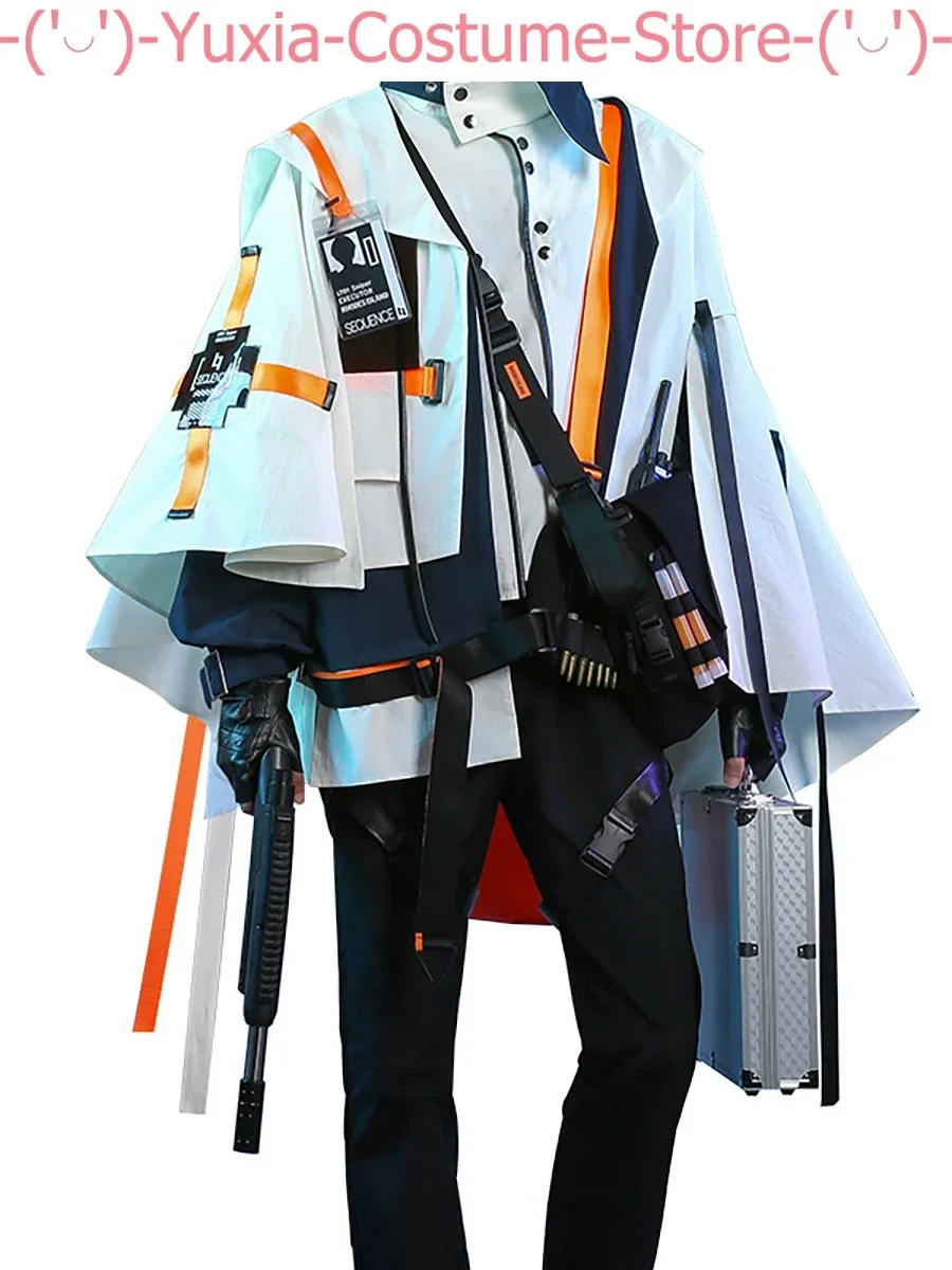 Anime! Arknights Voll strecker Sektator Spiel offizier schöne gotische Uniform Cosplay Kostüm Halloween Anzug für Männer