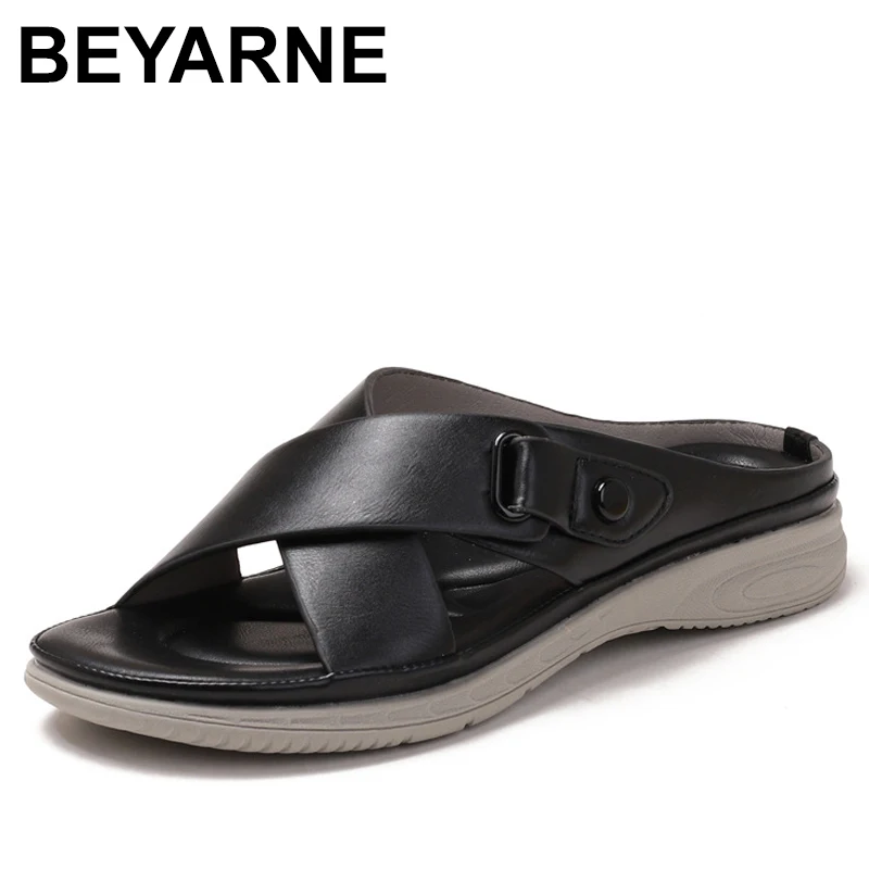 

Женские летние новые повседневные милые нескользящие удобные легкие пляжные тапочки из искусственной кожи, женская обувь на танкетке с открытым носком