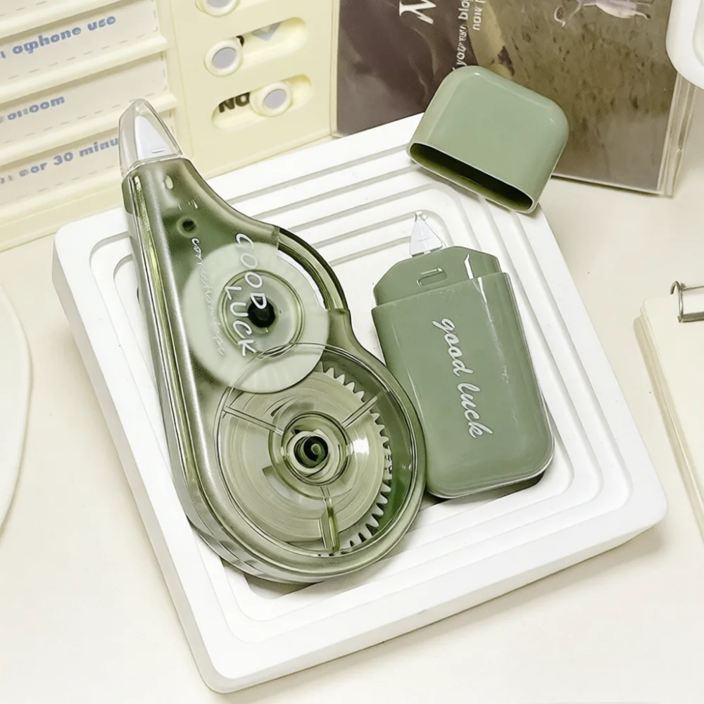 Fashion Correction Tape Aesthetic Stationery Large Capacity Correction Tool School Office Supplies Smooth Quiet Writing Aid